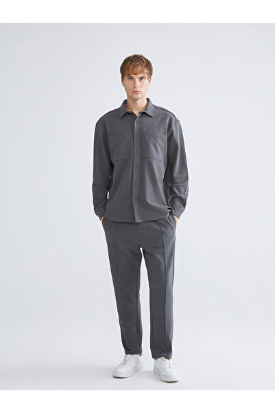 LC Waikiki بنطلون رجالي من مجموعة ميرال أنثراسايت ستاندرد فومول