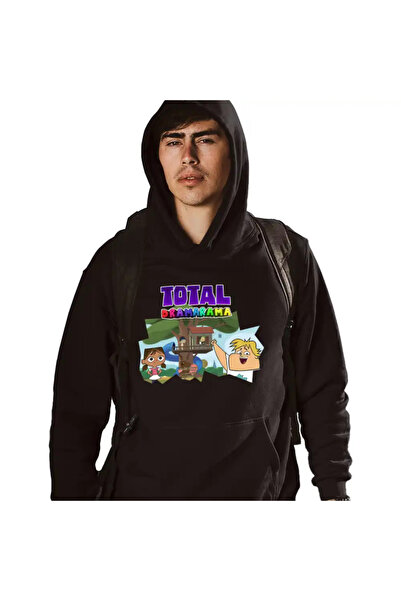 OEM Ανδρικό Φούτερ με Κουκούλα Total Drama για Νηπιαγωγείο