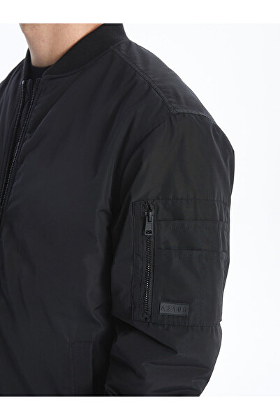 LC Waikiki Стандартна форма Коледж Комір Чоловічий Бомбер Куртка