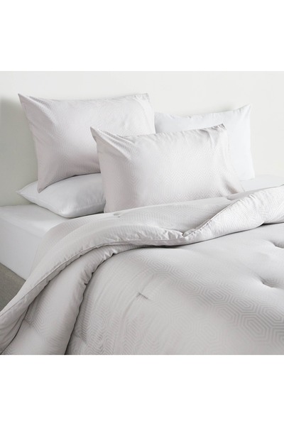 Generic Amour Egyptian Cotton Sateen 300 Thread Count 3-Piece Super King Comforter Set - 250x260 cm