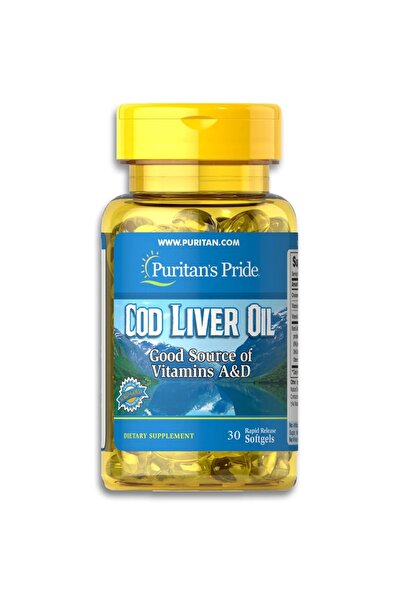 Nature's Bounty كبسولات زيت كبد سمك القد من Puritan’s Pride، 30 كبسولة