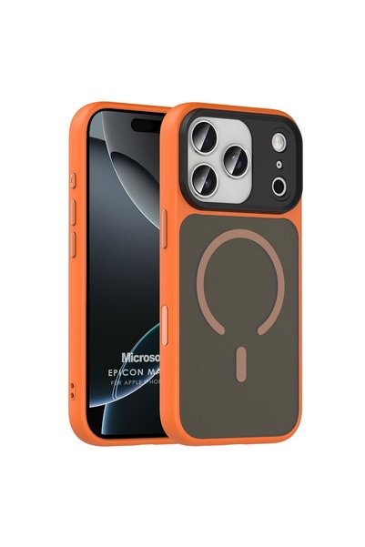 Microsonic Case Epicon Magsafe Orange for Apple iPhone 18 Pro [Case Compatibl...