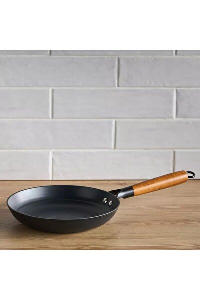 Generic Blacksmith Pressed Iron Frying Pan - 24 cm