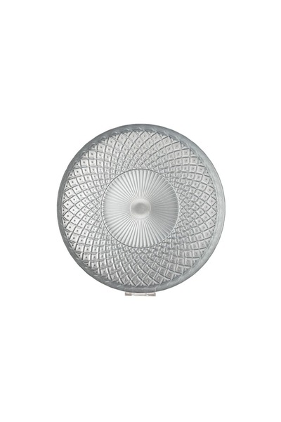 ORIAN 32 cm Turkish round glass dessert serving plate