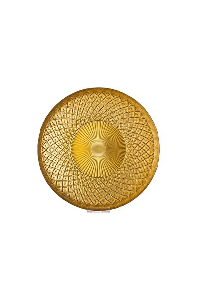 ORIAN طبق تقديم حلويات زجاجي دائري تركي مقاس 32 سم