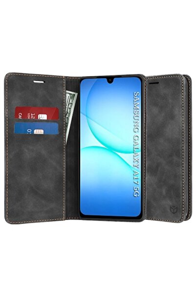 Stef's Cat Husa pentru Samsung Galaxy A17 5G, Confy Cover, B80, Piele ecologi...