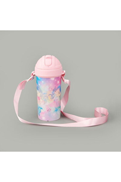 Renga Cosmo Kız Figürlü 3D Tritan Matara - Renkli - 415 ml