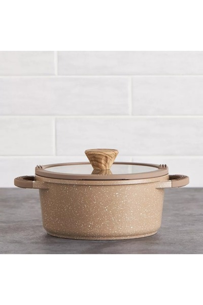 Generic Marshmellow Aluminium Induction Base Casserole - 2.47 L