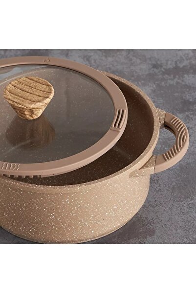 Generic Marshmellow Aluminium Induction Base Casserole - 2.47 L