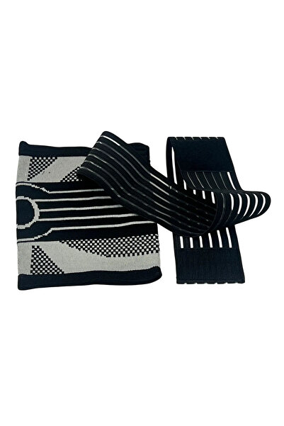 fit Genunchiera Elastica Sportiva cu Banda de Sustinere Reglabila