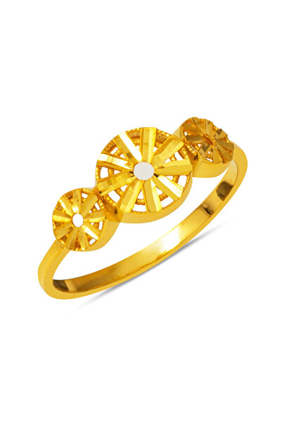 Bilezikci 22 Ayar Yaşam Çiçeği Altın Yüzük