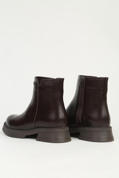 Pierre Cardin Kahve Yarım Fermuarlı Bot PC-55282