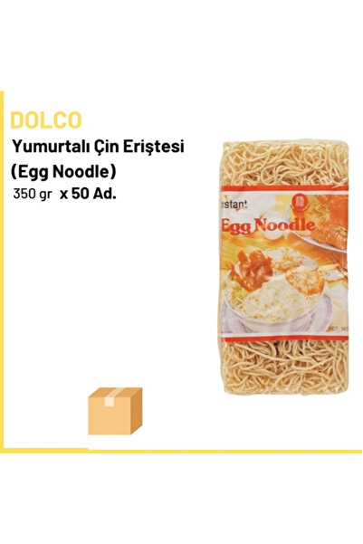 Dolco Gold Brand Yumurtalı Çin Eriştesi 350 gr (Egg Noodle) x50