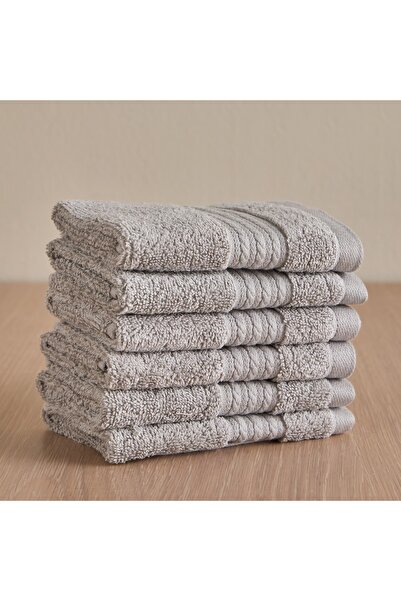 Generic Zoey 6-Piece 500 GSM Advance Cotton Fingertip Towel Set - 33x33 cm