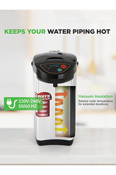 LAC LAICHY 6.8L Electric Kettle, 750W, 3 Outlet Methods, Stainless Steel,Easy to clean