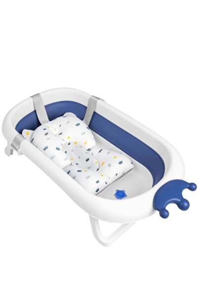 Ricokids Cadita pliabila pentru baie copii , pliabila, picioare antiderapante, dop senzor de temperatura, ...