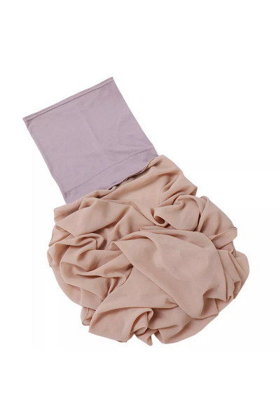 Perfectory Instant Hijab for Women with Under Scarf Tube Cap Turban Wrap- Khaki