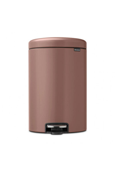 Brabantia NewIcon Pedal Bin 1008849, 20 l, Soft closing, Anti-slip base, Satin finish, Brown