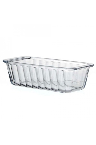 ORIAN BORCAM Turkish Striped Glass Cake Pan 1.12L