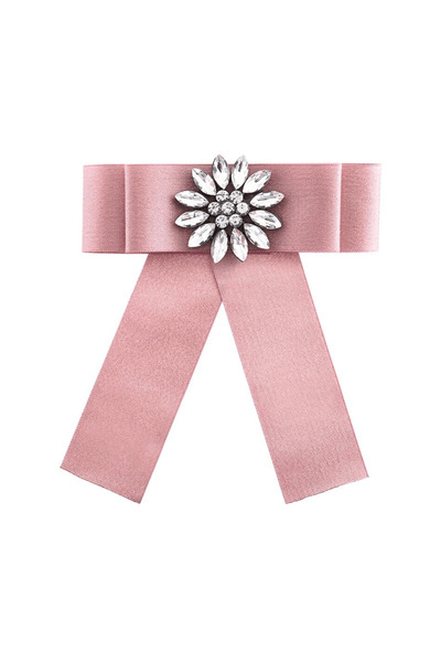 Pursehuit Καρφίτσα τύπου Jabou, ροζ, με πέτρες, Rune C5