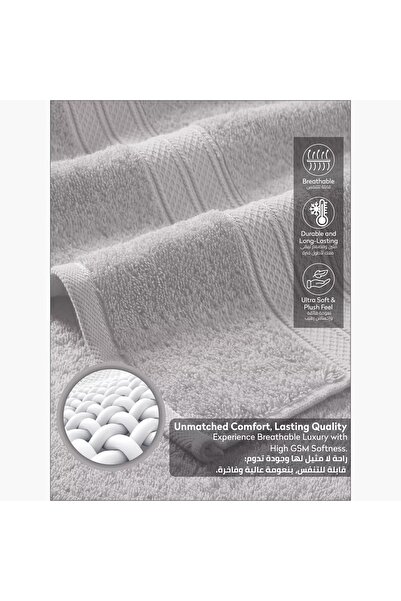 Generic DONETELLA 3-Piece 600 GSM Combed Cotton Bath Towel Set