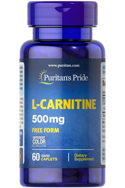 Puritan's Pride كبسولات إل-كارنيتين ٥٠٠ مجم من بيوريتانز برايد، ٦٠ كبسولة