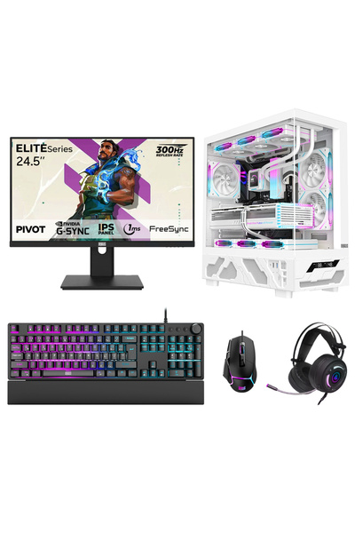 DRAGOS DRx7642 Ryzen 7 5700X 32GB 1TB NVMe 8GB RTX5060 24.5 İnç 300Hz 1ms Oyu...