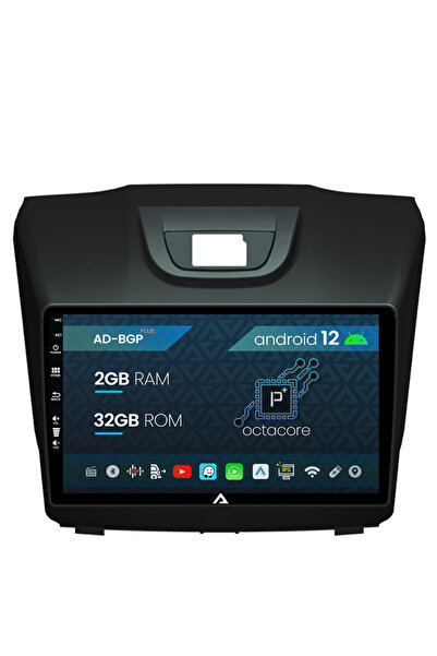 AutoDrop Navigatie Isuzu D-MAX (2015+), Android 12, P-Octacore / 2GB RAM + 32...