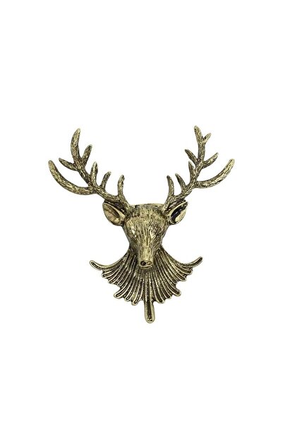 Pursehuit Broșă aurie, formă de cerb, Noria C1