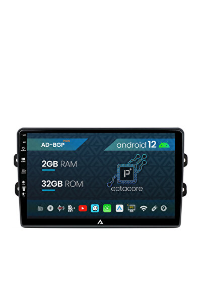 AutoDrop Navigatie Dacia/Renault, Android 12, P-Octacore / 2GB RAM + 32GB ROM...