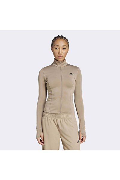 adidas Дамско кафяво яке WE ZP THRU JKT JW2815