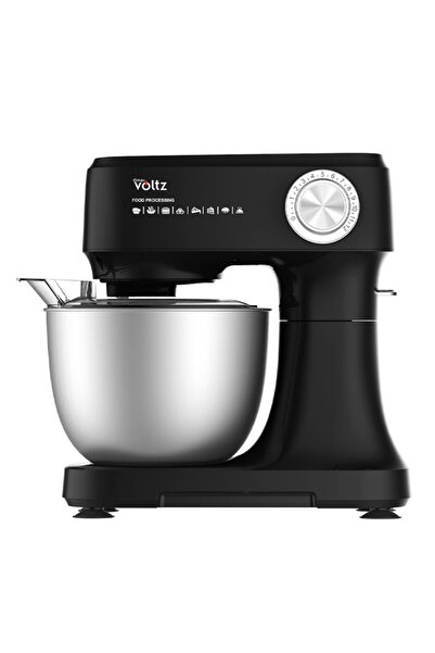 Voltz Planetary mixer with inox bowl Oliver OV51115I, 800W, 3.5 l, 3 beaters, 12 speeds+Pulse, Black