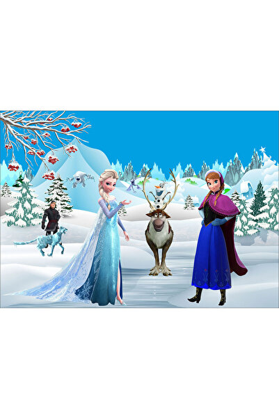 VIODESIGN Fototapet Copii, Ana Elsa Regatul de Gheata, autoadeziv, multicolor...