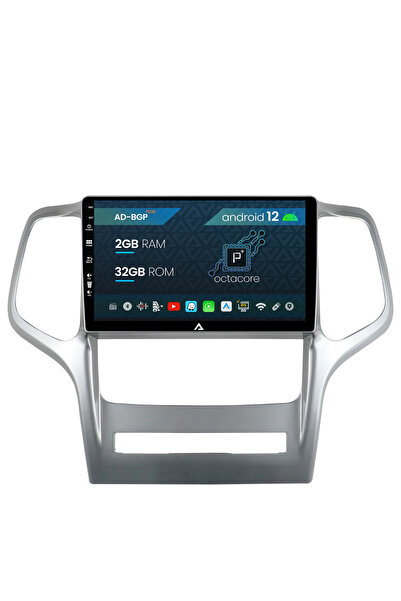 AutoDrop Navigatie Jeep Grand Cherokee (2010-2013), Android 12, P-Octacore / ...