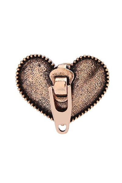 Pursehuit Χρυσή καρφίτσα, σε σχήμα καρδιάς με φερμουάρ, Beatrice C3
