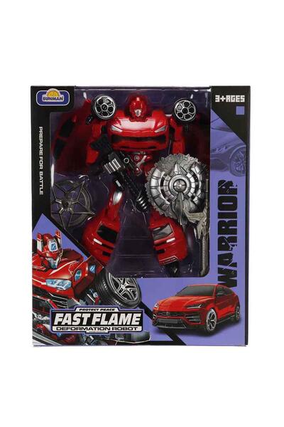 Sunman Transformer Police Robots Red