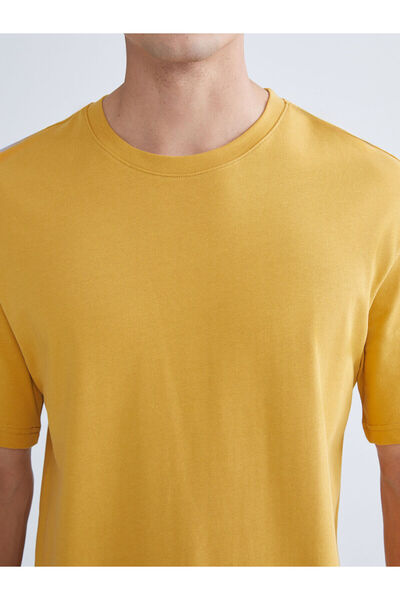 LC Waikiki Ανδρικό μπλουζάκι Sari με λαιμόκοψη από χτενισμένο βαμβάκι