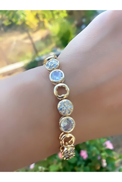 VEGALUXE سوار داملا الفولاذي قابل للتعديل حسب محيط المعصم، مرصع بحجر الزركون،...