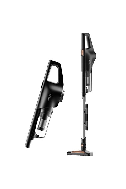 Deerma Aspirator vertical 2 în 1, 600 W, 15 kPa, filtru HEPA, 4 etape, 0,8 l, DX600, negru