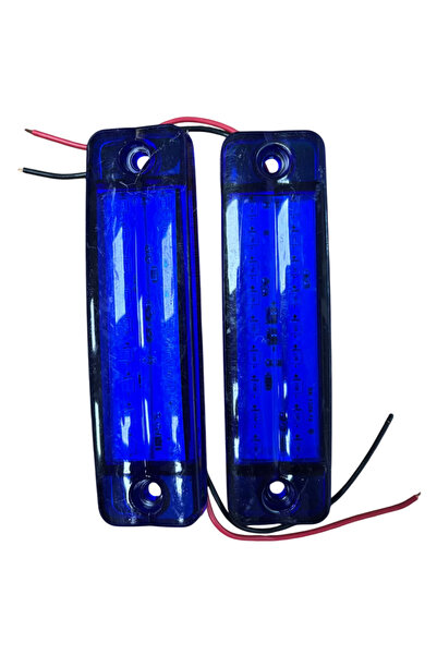 TAS 18 Led Parmak Led Kasa Dorse Lambası 24v Mavi (E Belgeli) 2 Adet Fiyatı