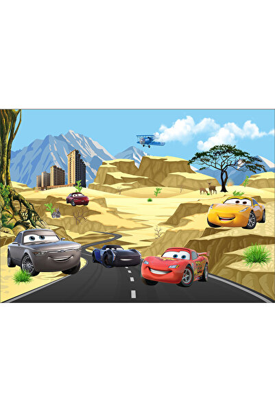 VIODESIGN Fototapet Copii, Cars in Desert, autoadeziv, multicolor,120x200 cm
