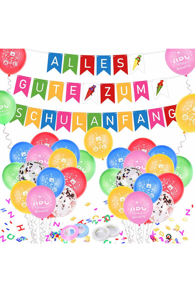 FORMIZON Set of 39 decorations for the first day of school FORMIZON, multicolor