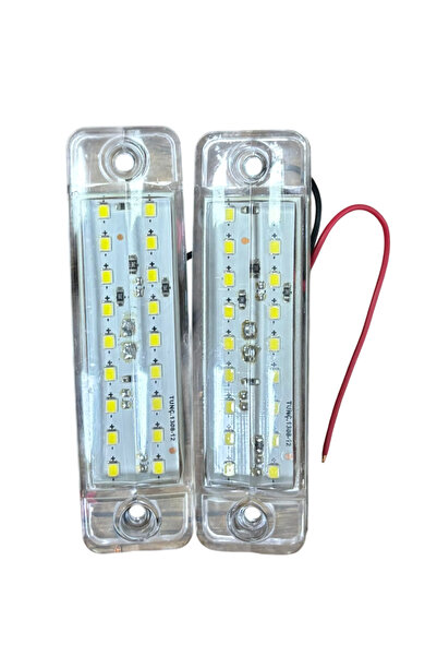 TAS 18 Led Parmak Led Kasa Dorse Lambası 12v Beyaz (E Belgeli) 2 Adet Fiyatı