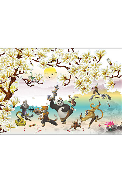 VIODESIGN Fototapet Copii, Kung Fu Panda, autoadeziv, multicolor,120x200 cm