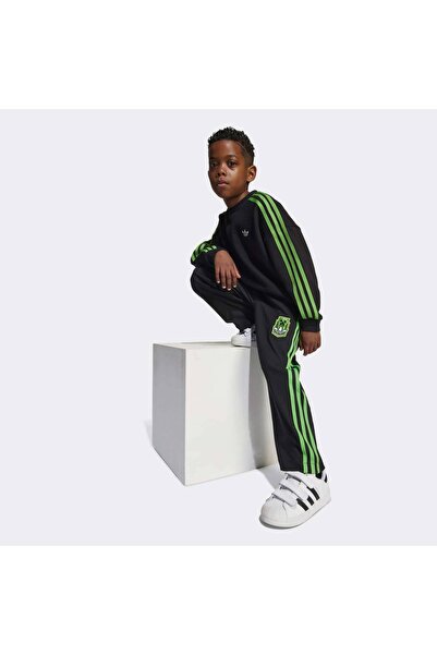 adidas Minecraft Çocuk Siyah Eşofman Takımı (JW5331)