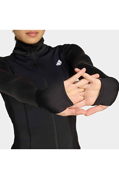 adidas Γυναικεία μαύρη φόρμα We Zp Thru Jkt Jm9185