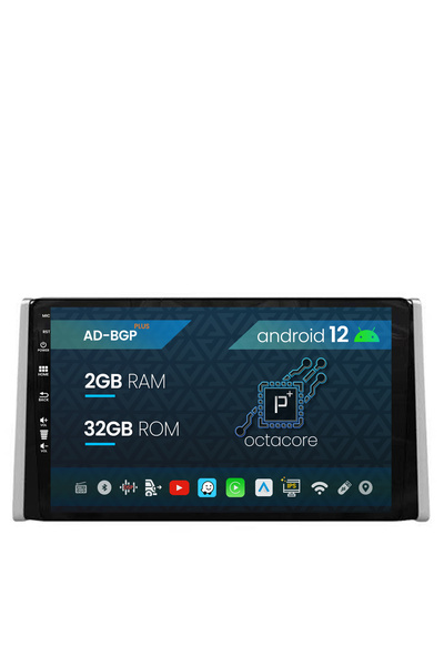 AutoDrop Toyota RAV4 (2018+), Android 12, P-Octacore / 2GB RAM + 32GB ROM, 9 ...