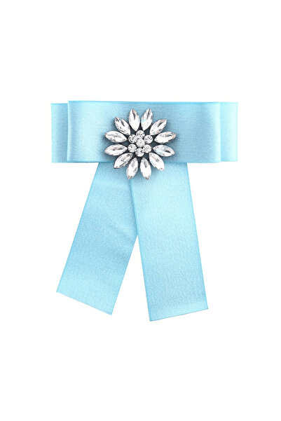 Pursehuit Καρφίτσα τύπου Jabou, μπλε, με πέτρες, Westi C6