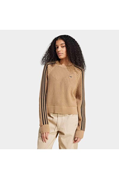 adidas Adicolor Kadın Bej Kazak (JX5248)