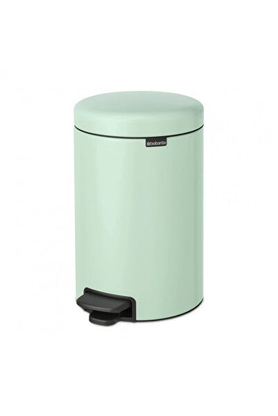Brabantia NewIcon Pedal Bin 1008843, 12 l, Soft Close, Anti-Slip Base, Light Green
